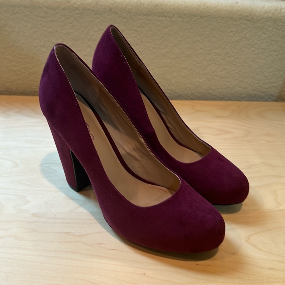 Burgundy 4inch Heels